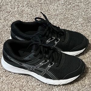 ASICS black sneakers